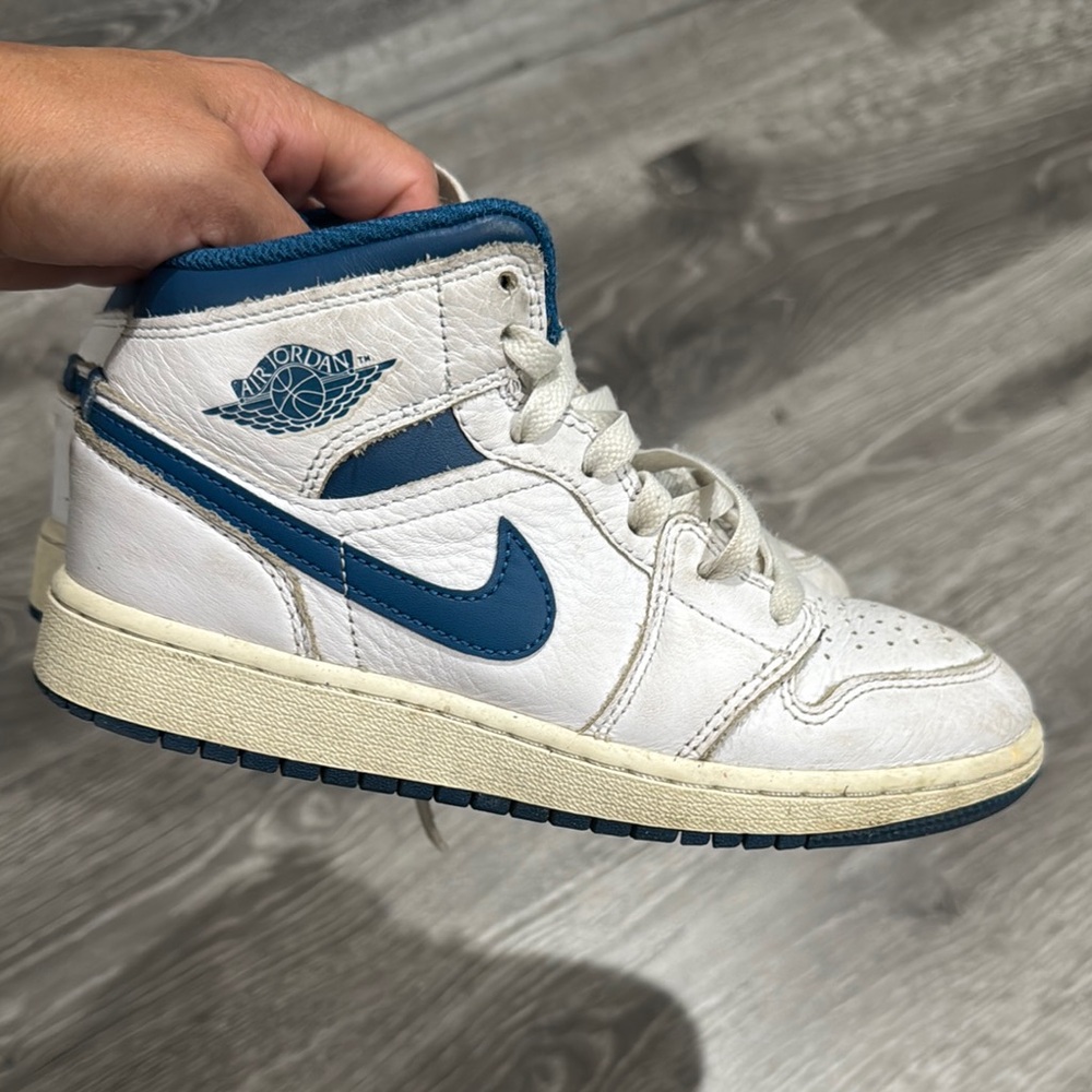 Nike air Jordan dunks Kids Sneakers - White and Blue